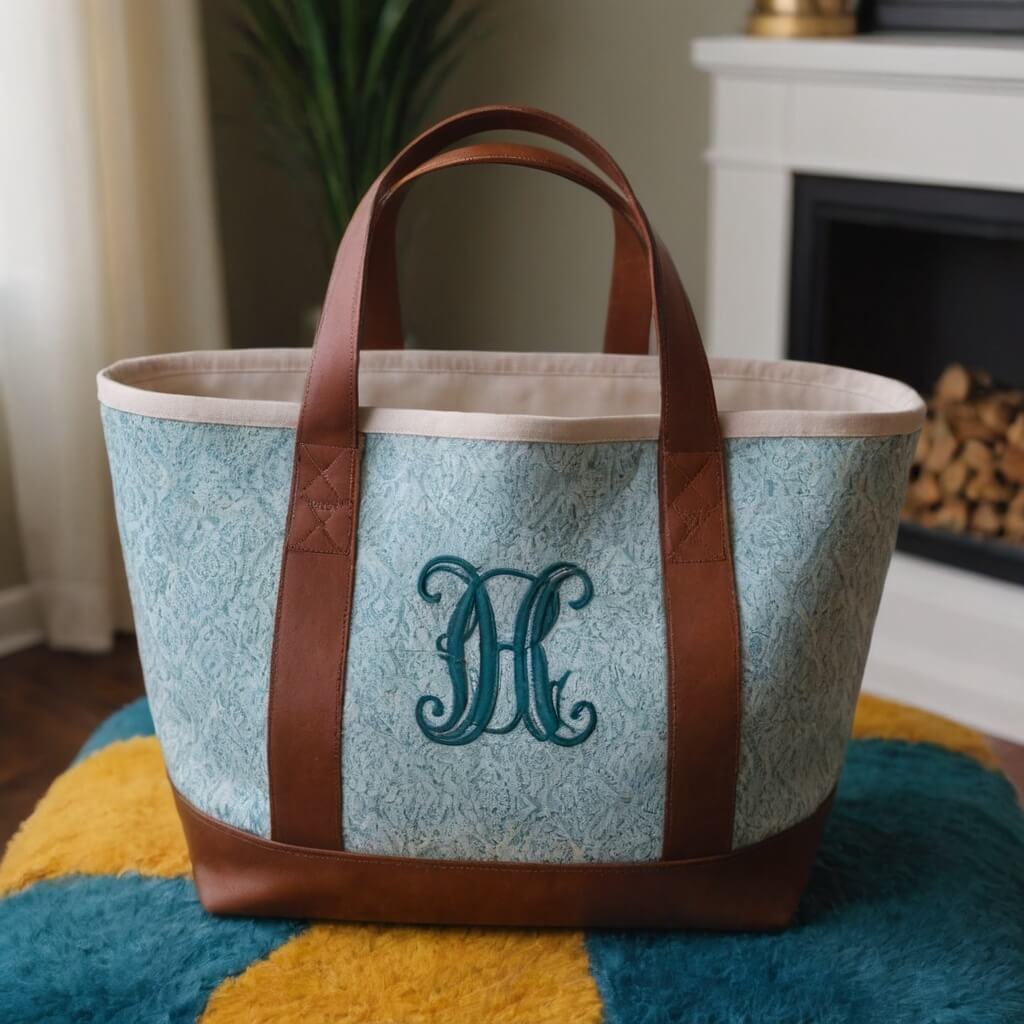 Monogrammed Tote Bag